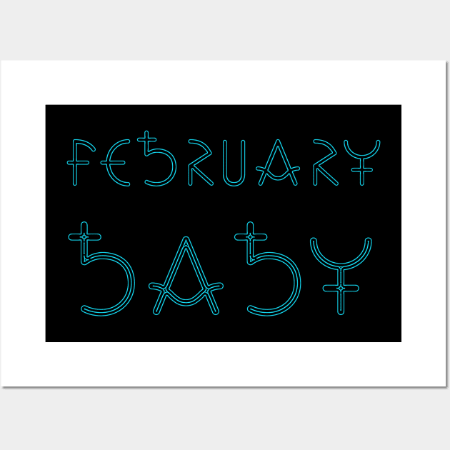 Month of February Wall Art by Zodiac Syndicate